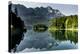 Lake Eibsee with 'Zugspitze'-null-Premier Image Canvas