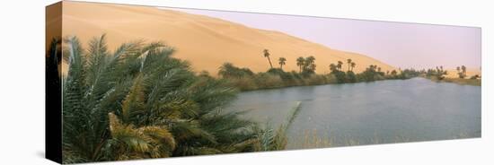 Lake, Erg Ubari, Sahara Desert, Fezzan, Libya, North Africa, Africa-Sergio Pitamitz-Premier Image Canvas