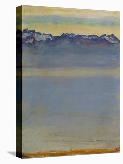 Lake Geneva with Savoyer Alps, 1907-Ferdinand Hodler-Premier Image Canvas