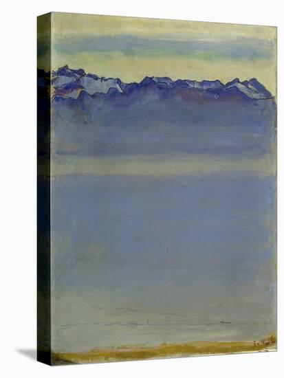 Lake Geneva with Savoyer Alps. 1907-Ferdinand Hodler-Premier Image Canvas