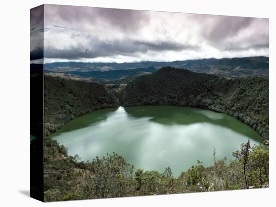 Lake Guatavita, Basis of the El Dorado Legend, Colombia, South America-Adam Woolfitt-Premier Image Canvas