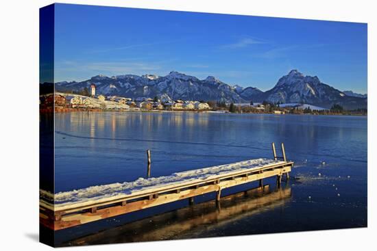 Lake Hopfensee, Hopfen am See, Allgau, Bavaria, Germany, Europe-Hans-Peter Merten-Premier Image Canvas