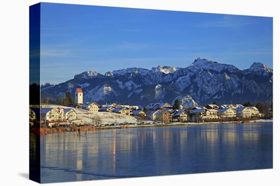 Lake Hopfensee, Hopfen am See, Allgau, Bavaria, Germany, Europe-Hans-Peter Merten-Premier Image Canvas