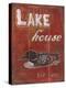 Lake House-Catherine Jones-Stretched Canvas