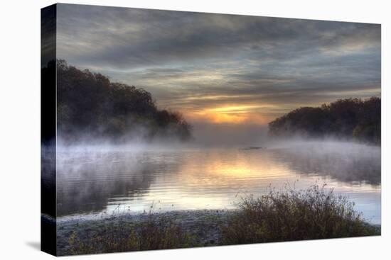 Lake Jacomo at Sunset, Fleming Park, Kansas City, Missouri, USA-Charles Gurche-Premier Image Canvas