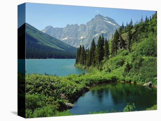 Lake Josephine and Grinnell Point-James Randklev-Premier Image Canvas