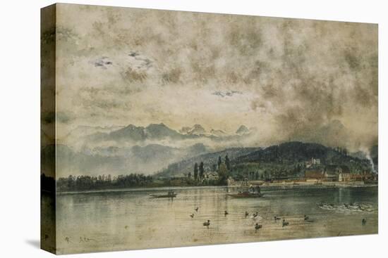 Lake Lucerne, Switzerland-Rudolf von Alt-Premier Image Canvas