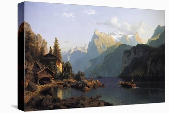 Lake Lucerne-Johannes Bartholomaus Duntze-Premier Image Canvas