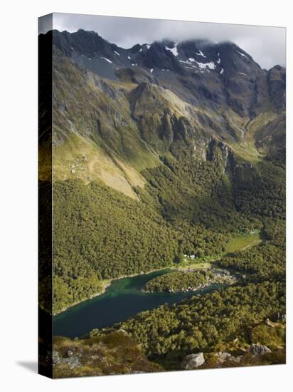 Lake Mackenzie on the Routeburn Track, Fiordland National Park, South Island, New Zealand-Kober Christian-Premier Image Canvas