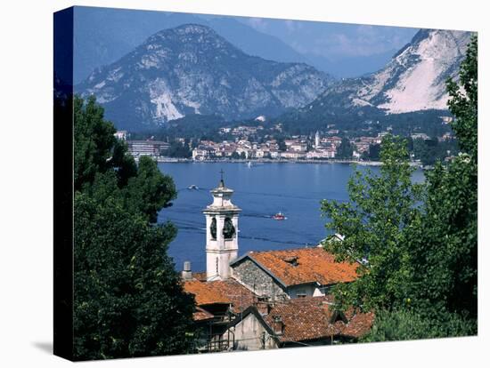 Lake Maggiore, Isola Bella Baveno in Background, Italy-Peter Thompson-Premier Image Canvas