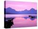 Lake McDonald at Dawn, Glacier National Park, Montana, USA-null-Premier Image Canvas