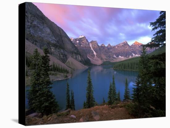 Lake Moraine at Dawn, Banff National Park, Alberta, Canada-Rob Tilley-Premier Image Canvas