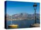 Lake of Lecco, a branch of Lake Como in the southern Alps with the city of Lecco in the background,-Alexandre Rotenberg-Premier Image Canvas