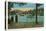 Lake Placid, New York - Exterior View of the Lake Placid Club from the Beach, c.1916-Lantern Press-Stretched Canvas