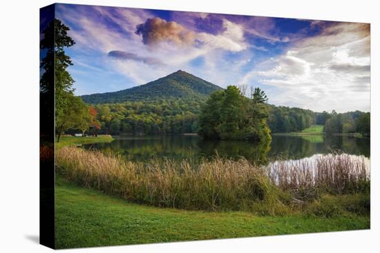 Lake reflections, Peaks Of Otter, Blue Ridge Parkway, Smoky Mountains, USA.-Anna Miller-Premier Image Canvas