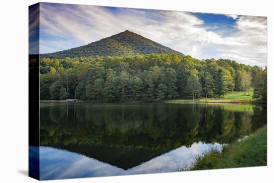 Lake reflections, Peaks Of Otter, Blue Ridge Parkway, Smoky Mountains, USA.-Anna Miller-Premier Image Canvas