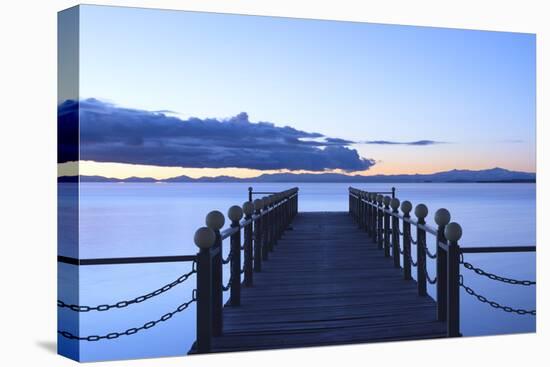 Lake Sevan, early morning, freshwater high-altitude lake, Gegharkunik Province, Armenia, Caucasus, -G&M Therin-Weise-Premier Image Canvas