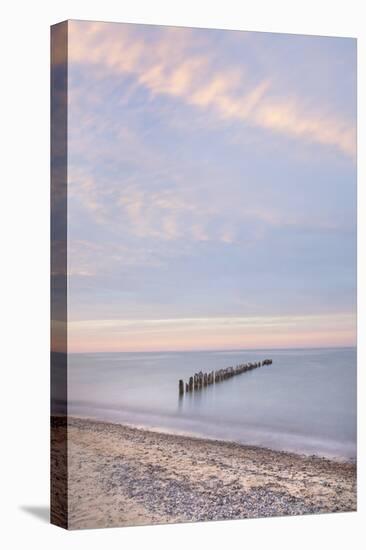 Lake Superior seen from beach at Whitefish Point, Upper Peninsula, Michigan-Alan Majchrowicz-Premier Image Canvas