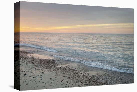 Lake Superior seen from beach at Whitefish Point, Upper Peninsula, Michigan-Alan Majchrowicz-Premier Image Canvas