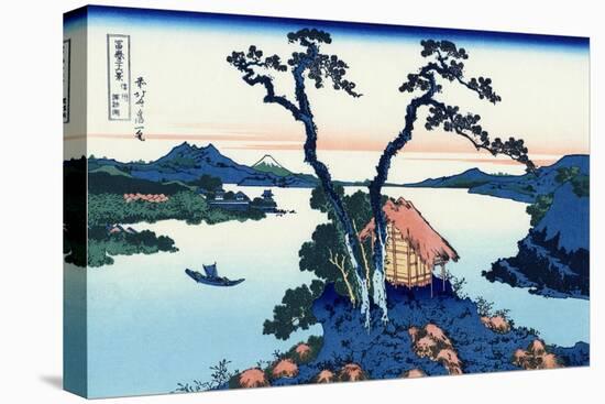 Lake Suwa in the Shinano Province, 1830-1833-Katsushika Hokusai-Premier Image Canvas