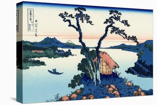 Lake Suwa in the Shinano province, c.1830-Katsushika Hokusai-Premier Image Canvas