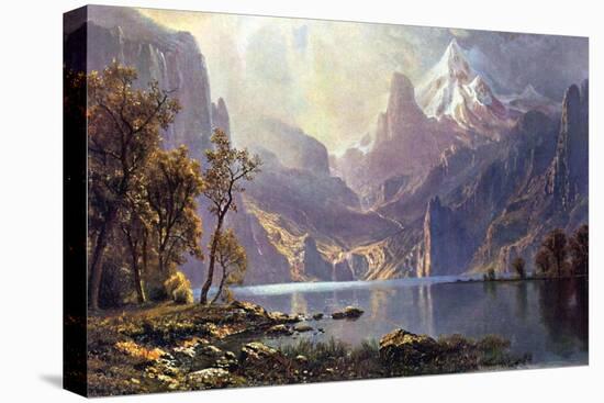 Lake Tahoe-Albert Bierstadt-Stretched Canvas