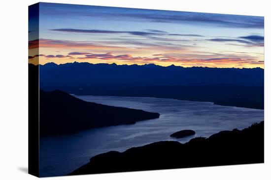 Lake Teanau as Seen from the Kepler Trak in Fiordland National Park in New Zealand's South Island-Sergio Ballivian-Premier Image Canvas