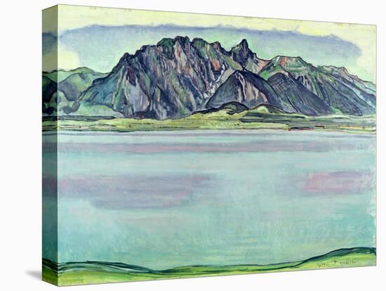 Lake Thun and the Stockhorn Mountains, 1910-Ferdinand Hodler-Premier Image Canvas