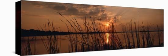 Lake Travis at Sunset, Austin, Texas-null-Premier Image Canvas