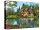 Lake View Cottage (Variant 1)-Dominic Davison-Stretched Canvas