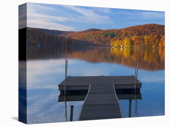 Lake Waramaug, Connecticut, New England, USA-Demetrio Carrasco-Premier Image Canvas
