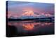 Lake with Mt McKinley, Denali National Park and Preserve, Alaska, USA-Hugh Rose-Premier Image Canvas