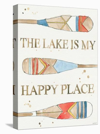 Lakehouse III Red-Anne Tavoletti-Stretched Canvas