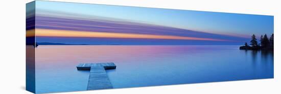 Lakescape Panorama XI-James McLoughlin-Premier Image Canvas