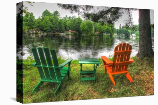 Lakeside Chairs-Robert Goldwitz-Premier Image Canvas