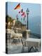 Lakeside Restaurant, Lake Como, Italy-Lisa S. Engelbrecht-Premier Image Canvas