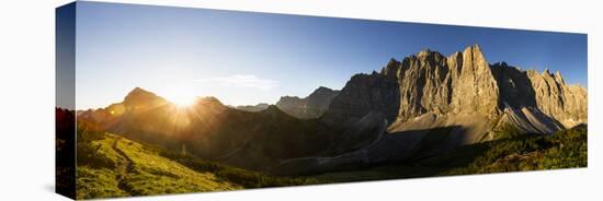 Laliderer Rock Face in the Karwendel-Ralf Gerard-Premier Image Canvas