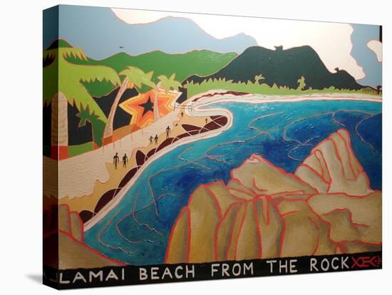 Lamai Beach from the rock,2000-Timothy Nathan Joel-Premier Image Canvas