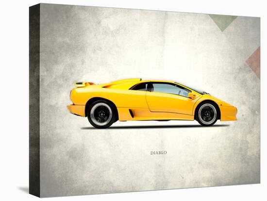 Lamborghini Diablo 1988-Mark Rogan-Stretched Canvas