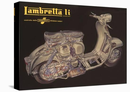 Lambretta Li Cutaway-null-Stretched Canvas