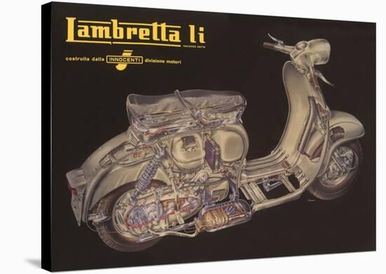 Lambretta Li Cutaway-null-Stretched Canvas