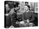 Lame by fond UNDERCURRENT by VincenteMinnelli with Robert Taylor and Katharine Hepburn, 1946 (b/w p-null-Stretched Canvas