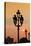 Lamp Posts at Sunset, Paris, France-Russ Bishop-Premier Image Canvas