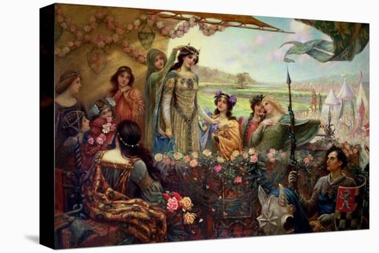Lancelot and Guinevere-Herbert James Draper-Premier Image Canvas