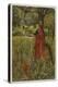 Lancelot Mourns for Elaine the "Lily-Maid of Astolat" Otherwise Known as the Lady of Shalott-Eleanor Fortescue Brickdale-Premier Image Canvas