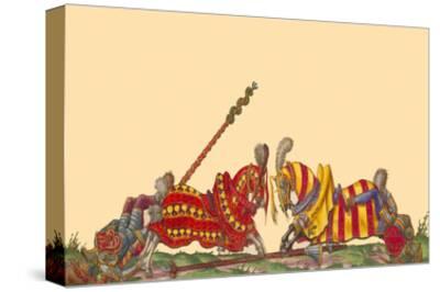 Lances At The Thrust Between Knights Art Print Hector Mair Paulus Art Com