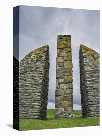 Land Raiders Monument Near Coll and Gress, Isle of Lewis, Scotland-Martin Zwick-Premier Image Canvas