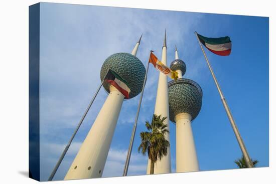 Landmark Kuwait towers in Kuwait City, Kuwait, Middle East-Michael Runkel-Premier Image Canvas