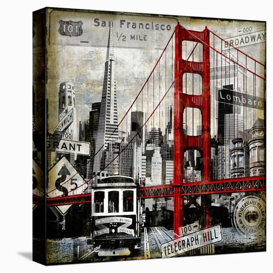 Landmarks San Francisco-Dylan Matthews-Stretched Canvas