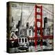 Landmarks San Francisco-Dylan Matthews-Stretched Canvas